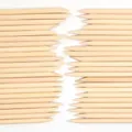 Bâtonnets en bois à double extrémité pour manucure et pédicure ensemble de soins pour nail art 100