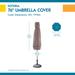 Duck Covers Soteria RainProof Patio Umbrella Cover with Integrated Installation Pole