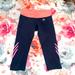 Adidas Pants & Jumpsuits | Addidas Workout Cropped Leggings | Color: Gray/Pink | Size: M