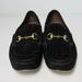 Gucci Shoes | Gucci Women's Black Suede Leather Flat Loafers 5.5 | Color: Black | Size: 5.5