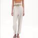 Zara Pants & Jumpsuits | Belted Striped Pants | Color: Tan/White | Size: S