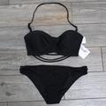 Jessica Simpson Swim | Jessica Simpson Black Bikini Top S Shade Shore Xs | Color: Black | Size: S