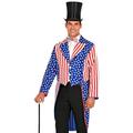 Widmann - Frack USA, Showmen, Amerikanische Flagge, Faschingskostüme, Karneval, Mottoparty