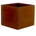 Vondom Cube - Resin Pot Planter - Basic Resin/Plastic | 15.75 H x 15.75 W x 15.75 D in | Wayfair 41340A-BRONZE