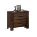 Loon Peak® Bellman 2 - Drawer Solid Wood Nightstand in Wood in Brown | 25 H x 26 W x 16 D in | Wayfair 2B242F0C26C14C10866454291C5486D4