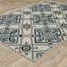 Blue;gray;cream Rectangle 6'7" x 9'2" Area Rug - Lark Manor™ Inessa Geometric Beige/Blue Indoor/Outdoor Area Rug 79.0 x 0.15 in blue/white, | Wayfair