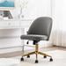 Etta Avenue™ Teen Gael Task Chair Upholstered, Steel in Gray | 35.5 H x 23 W x 23.75 D in | Wayfair ABCF631F8D0342D9A11FDB151F96ECBC