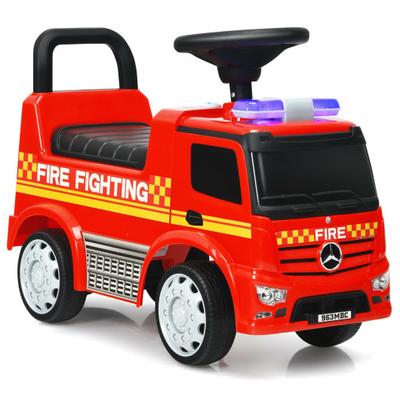 Costway Licensed Mercedes Benz Kids Fire Engine Racer-Red