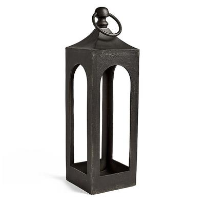 Maxfield Outdoor Lantern - Black, Medium/Black - Grandin Road