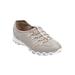 Women's CV Sport Tory Slip On Sneaker by Comfortview in Multi Taupe (Size 11 M)