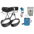 Black Diamond - Momentum 4S Harness Package - Kletterset Gr L/XL grau