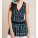 Anthropologie Tops | Host Pick Nwt Anthropologie Embroidered Tank | Color: Green/Red/Tan/White | Size: S