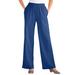 Plus Size Women's 7-Day Knit Wide-Leg Pant by Woman Within in Royal Navy (Size 6X)