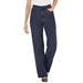 Plus Size Women's Perfect Relaxed Cotton Jean by Woman Within in Indigo (Size 14 WP)