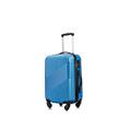 Flymax Cabin Luggage 4 Wheel Suitcase Lightweight Carry on 55x35x20 Approved for Flybe Ryanair Easyjet British Airways Purple