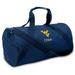 Youth Navy West Virginia Mountaineers Personalized Duffel Bag