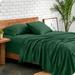Bare Home kids Microfiber Sheet Set Polyester in Green | King Fitted Sheet + 2 King Pillowcases | Wayfair 840105709121