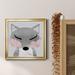 Redwood Rover Fox - Picture Frame Painting on Canvas Canvas, Solid Wood in Black/Blue/Gray | 17.5 H x 17.5 W x 1.5 D in | Wayfair