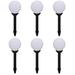 vidaXL Outdoor Pathway Lamps 6 pcs LED 7.9" with Ground Spike