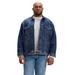 Men's Big & Tall Denim Trucker Jacket by Levi's® in Colusa Stretch (Size L)