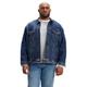 Men's Big & Tall Denim Trucker Jacket by Levi's® in Colusa Stretch (Size L)