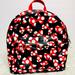 Disney Bags | Disney Parks Minnie Mouse Bows Backpack Bag | Color: Black/Red | Size: 10x10