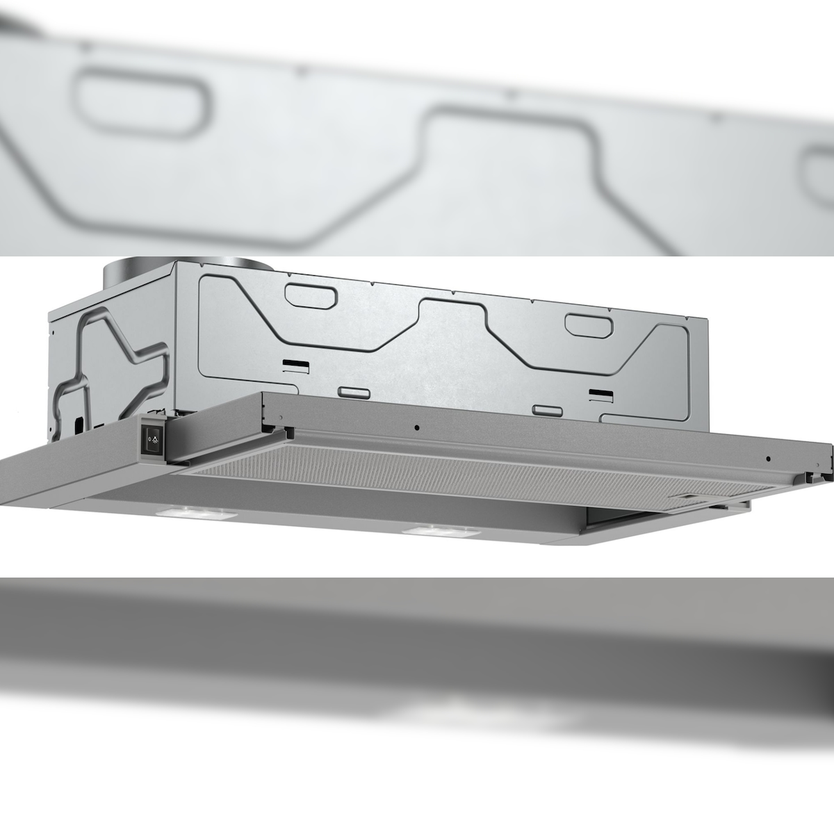 Bosch Serie 2 DFL064W53 Flachschirmhaube 60 cm Silbermetallic Image