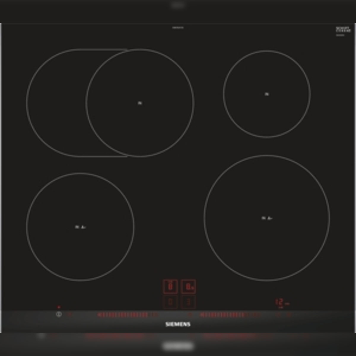 Siemens iQ300, Induktionskochfeld, 60 cm, Schwarz, Mit Rahmen aufliegend EH675LFC1E Image