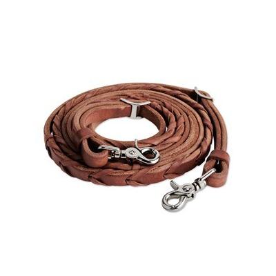 SmartPak 10' Laced Trail Reins - Heavy Oiled - Smartpak