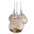 Hammerton Studio Gem 13 Inch 3 Light LED Multi Light Pendant - CHB0039-0E-SN-B-C01-L1