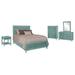 Birch Lane™ Deitrich Standard 5 Piece Bedroom Set Wicker/Rattan in Blue | Twin | Wayfair 64C00B07462141AA8AA73EA85A529AAA