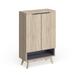 Carson Carrington Eskilstuna Mid-century Two-tone Oak and Grey Wood 5-drawer Storage Cabinet