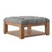 Lennon Pine Storage Ottoman Coffee Table by iNSPIRE Q Artisan