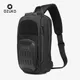 OZUKO – sac à bandoulière multifonction Anti-vol pour homme sacoche de poitrine avec chargeur USB