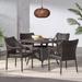 Arden Outdoor 5-piece Wicker Dining Set by Christopher Knight Home - N/A