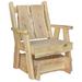 Live Edge Locust Wood Timberland Glider Chair