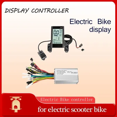ESCOOTER-Contrôleur de Moteur sans Balais pour Vélo Électrique Affichage LCD Fonction USB