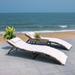 SAFAVIEH Outdoor Carew 3-Piece Sun Lounger Set.