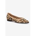 Women's Mireya Flat by Bella Vita in Leopard Knit (Size 10 M)