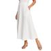 Plus Size Women's Soft Ease Midi Skirt by Jessica London in White (Size 18/20)