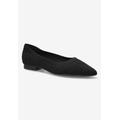 Women's Mireya Flat by Bella Vita in Black Knit (Size 9 1/2 M)