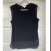 Nine West Tops | Nine West Black Sleeveless Basic Blouse Mesh | Color: Black | Size: M