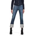 G-STAR RAW Women's Noxer High Waist Straight' Jeans, Blue (Worn in Gravel Blue C431-B844), 29W / 32L