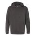 Independent Trading Co. PRM4500 Men's Midweight Pigment-Dyed Hooded Sweatshirt in Pigment Black size 2XL | Cotton/Polyester Blend