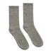 SOCCO SC200 USA-Made Solid Crew Socks in Heather Grey size Large/XL | Cotton/Polyester/Spandex