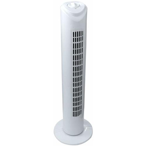 Turm-Ventilator 79 cm weiss 45 Watt 3 Stufen mit Oszilation – Weiss