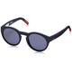 TOMMY HILFIGER Unisex Adults’ TJ 0003/S Sunglasses, Matte Blue, 49