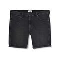 Wrangler Men's Regular Short Denim, Black Track, 32