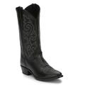 Justin Boots Buck 13" Round Toe - Mens 12 Black Boot E