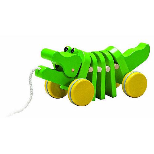 Push+Pull Tanzendes Krokodil Nachziehspielzeug mehrfarbig